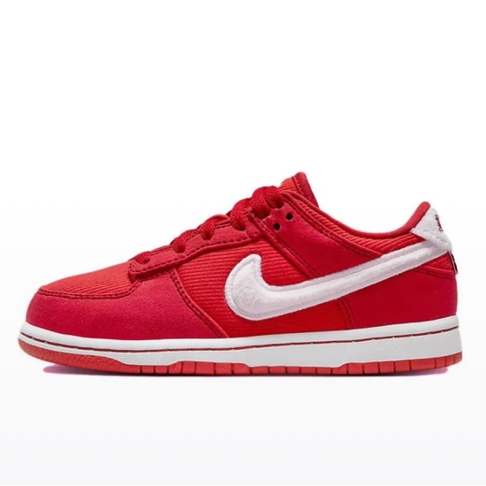 Nike Dunk Low Valentine's Day Red Pink FZ3549-612 PS Size/ FZ3551-612 TD Size - Picture 4 of 16
